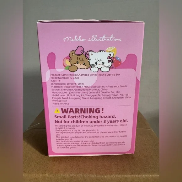 Joy.c Mikko Shampoo Illustrations Series Plush Surprise Box - SEALED - Picture 3 of 6